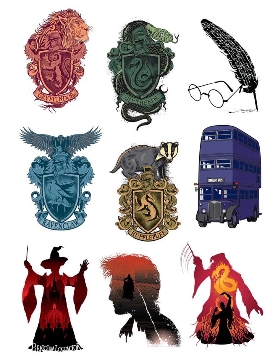 Set stickers Harry Potter 2