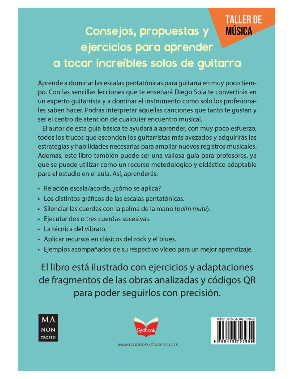 Libro Escalas Pentatónicas Para Guitarra de 3