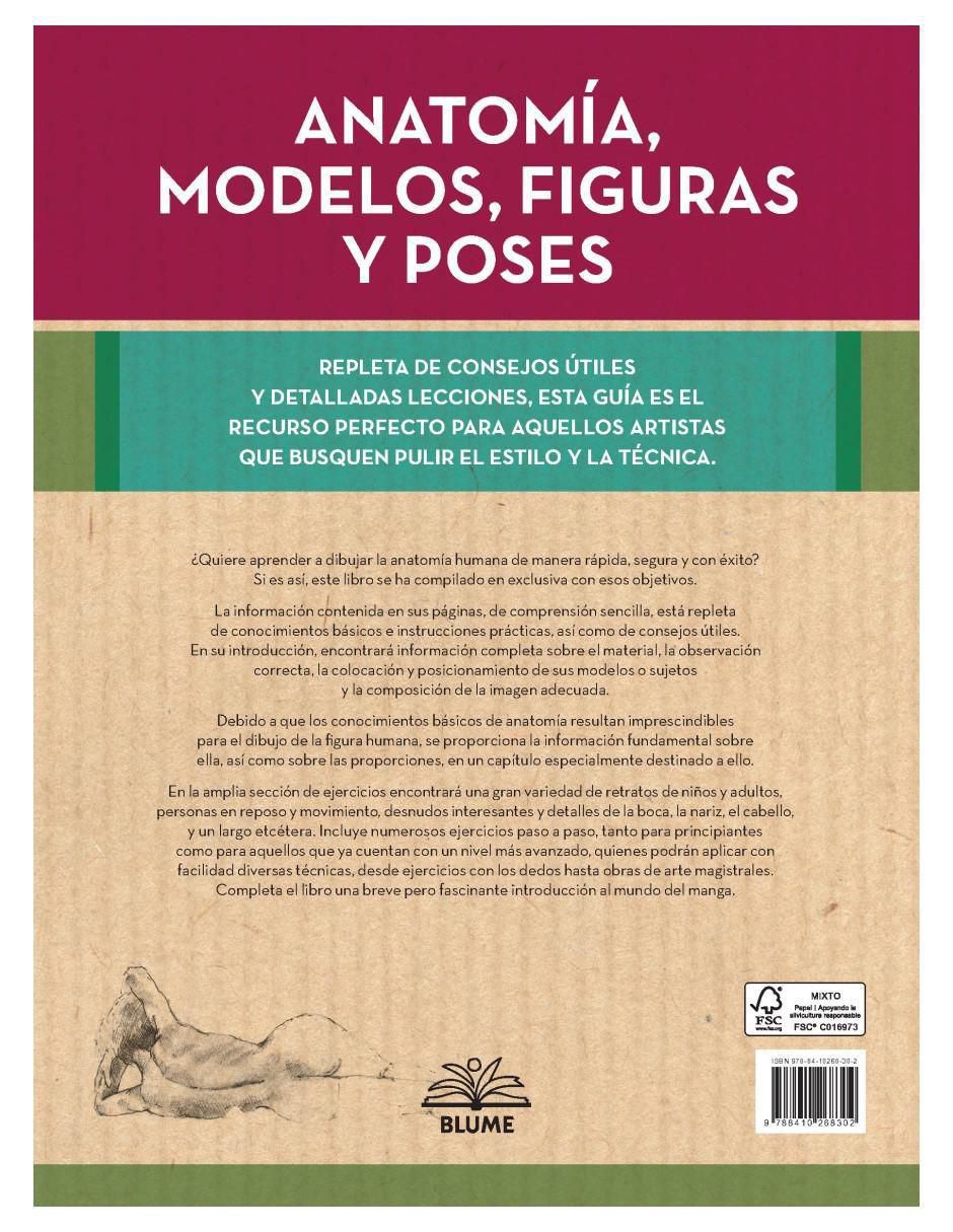 Libro Guía Completa de Dibujo. Anatomía, Modelos, Figuras y Poses de 2