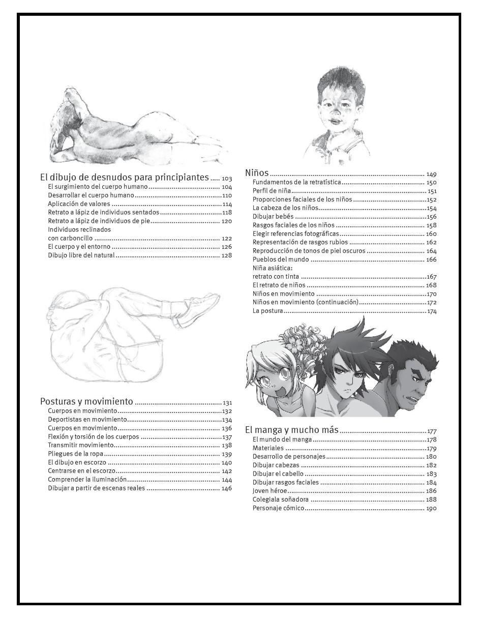 Libro Guía Completa de Dibujo. Anatomía, Modelos, Figuras y Poses de 3