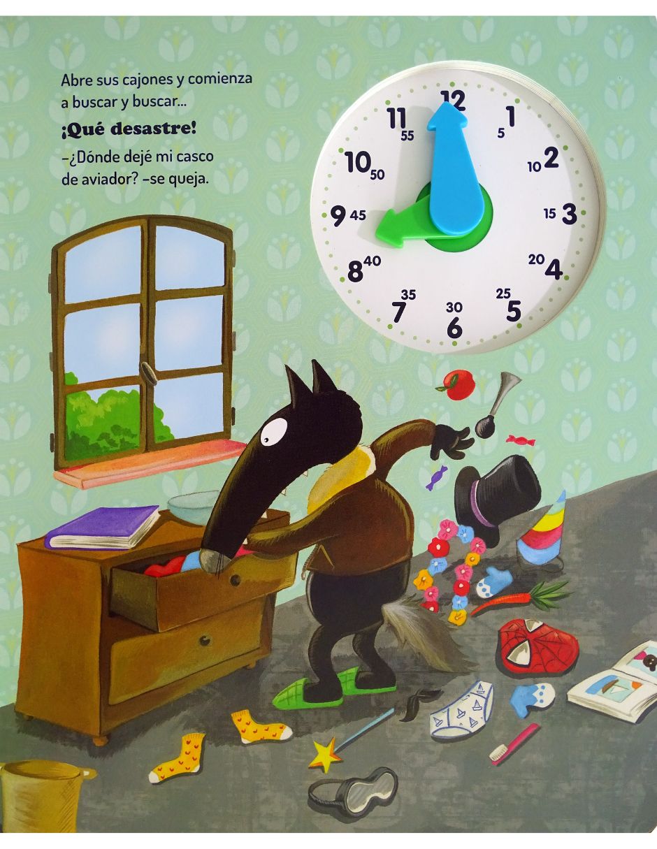 Libro Aprendiendo a leer el reloj con lobo de Orianne Lallemand/Eleonore Thuillier 6