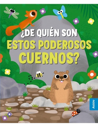 Libro Descubre sonidos divertidos ¿de quién son estos poderosos cuernos? de Daniel Roode (Ilustrador) 1