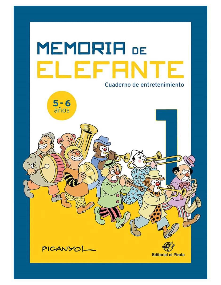 Libro Memoria de Elefante 1to de Primaria de Picanyol