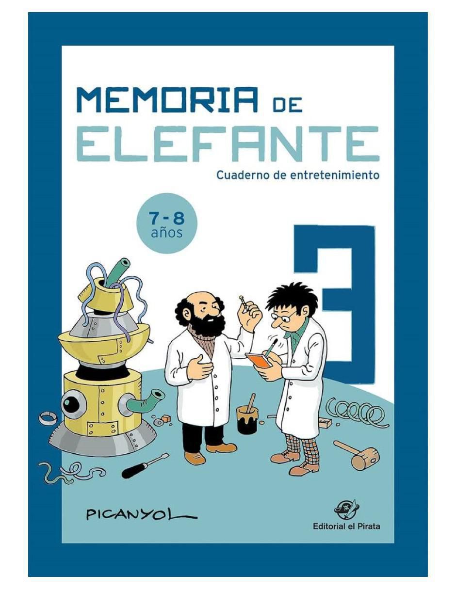 Libro Memoria de Elefante 3ro de Primaria de Picanyol Libro Memoria de Elefante 3ro de Primaria de Picanyol