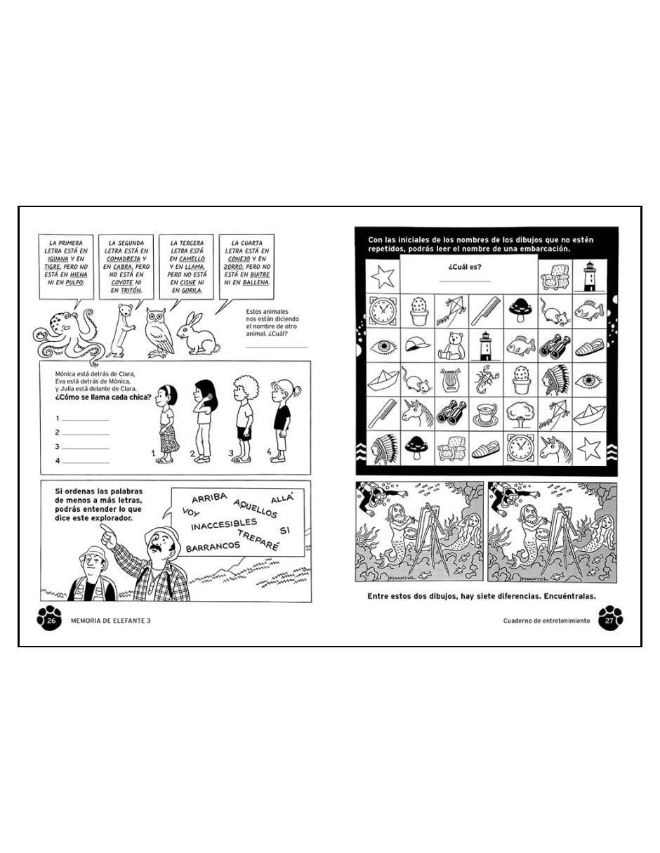 Libro Memoria de Elefante 3ro de Primaria de Picanyol 3