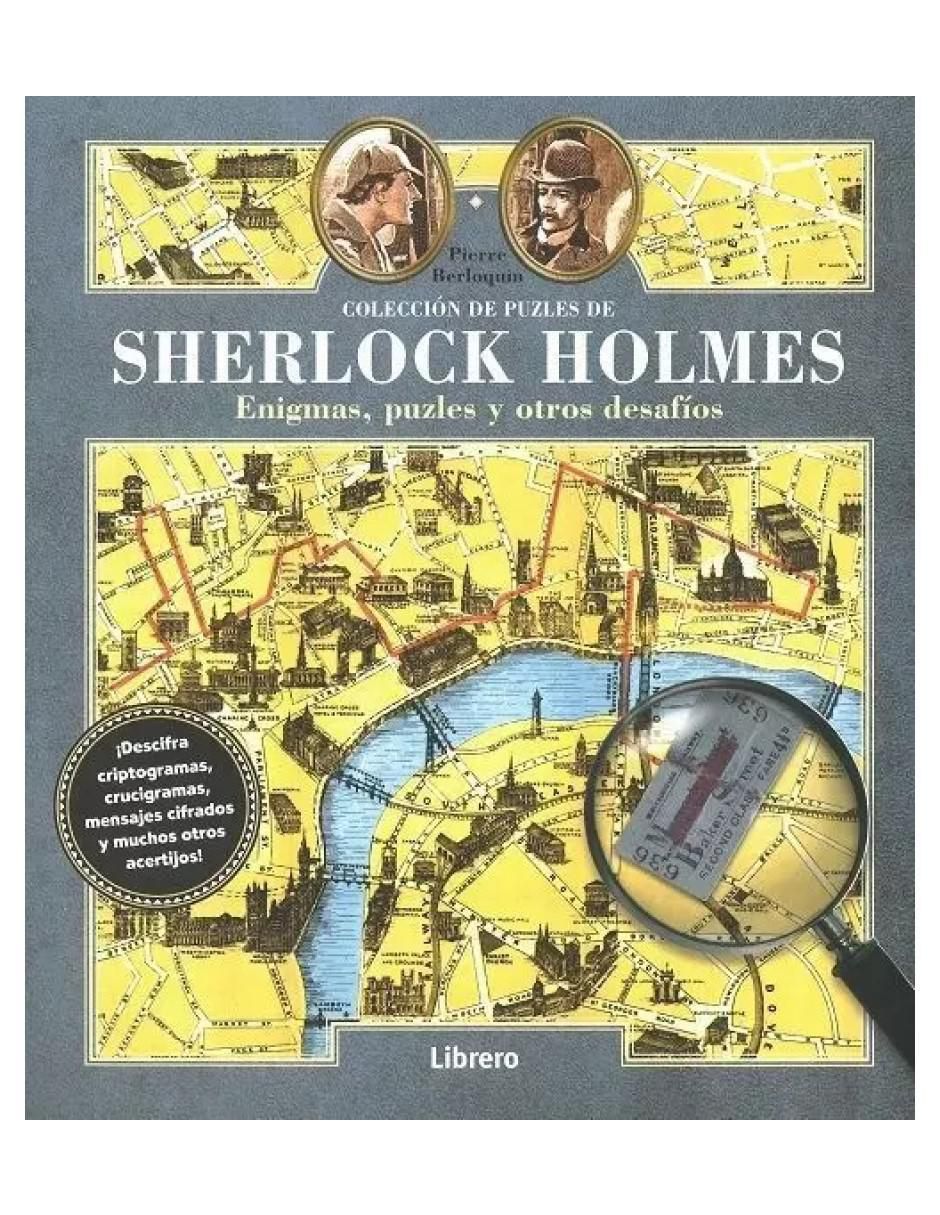 Libro Colección de Puzzles Sherlock Holmes de Pierre Berloquin Libro Colección de Puzzles Sherlock Holmes de Pierre Berloquin