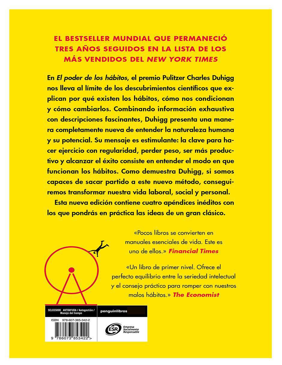 Libro el Poder de Los Hábitos Autor Charles Duhigg de 3