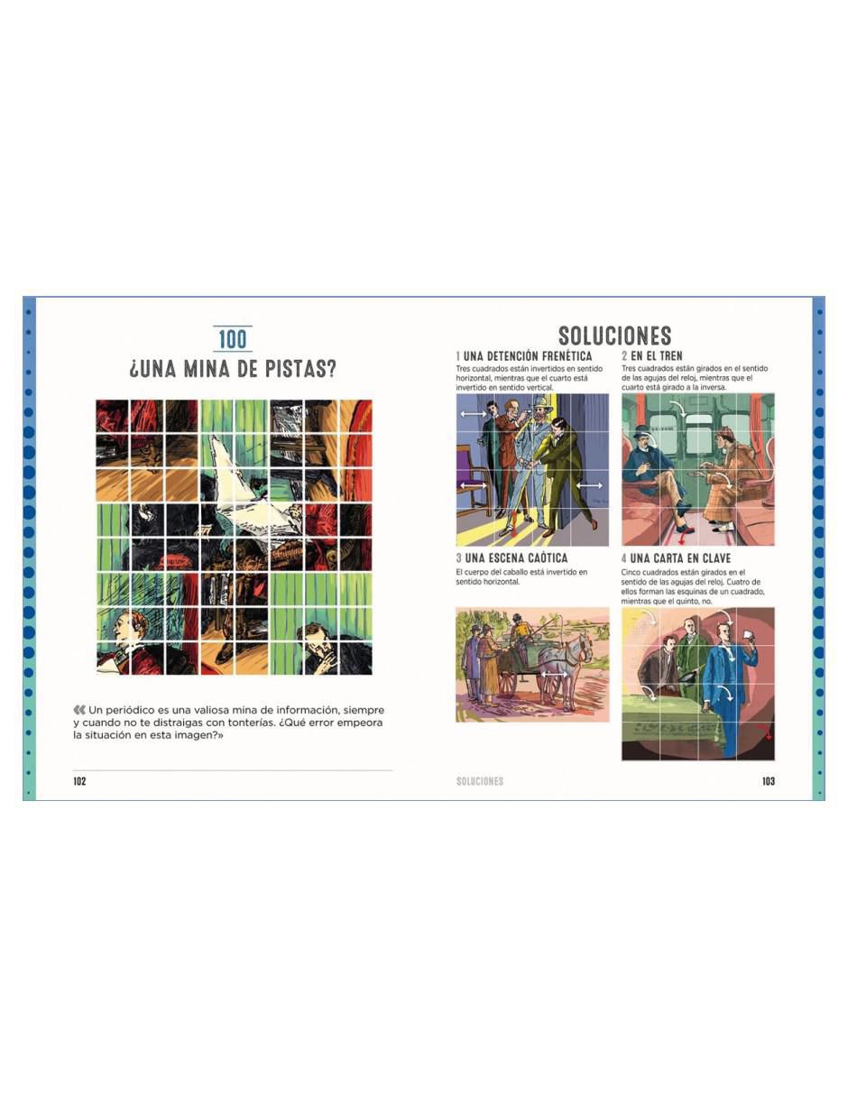 Libro Sherlock Holmes: Enigmas visuales de 3