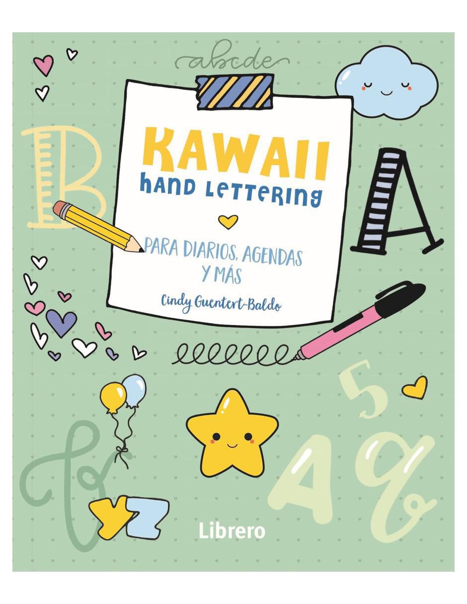 Libro Kawaii hand lettering de Libro Kawaii hand lettering de