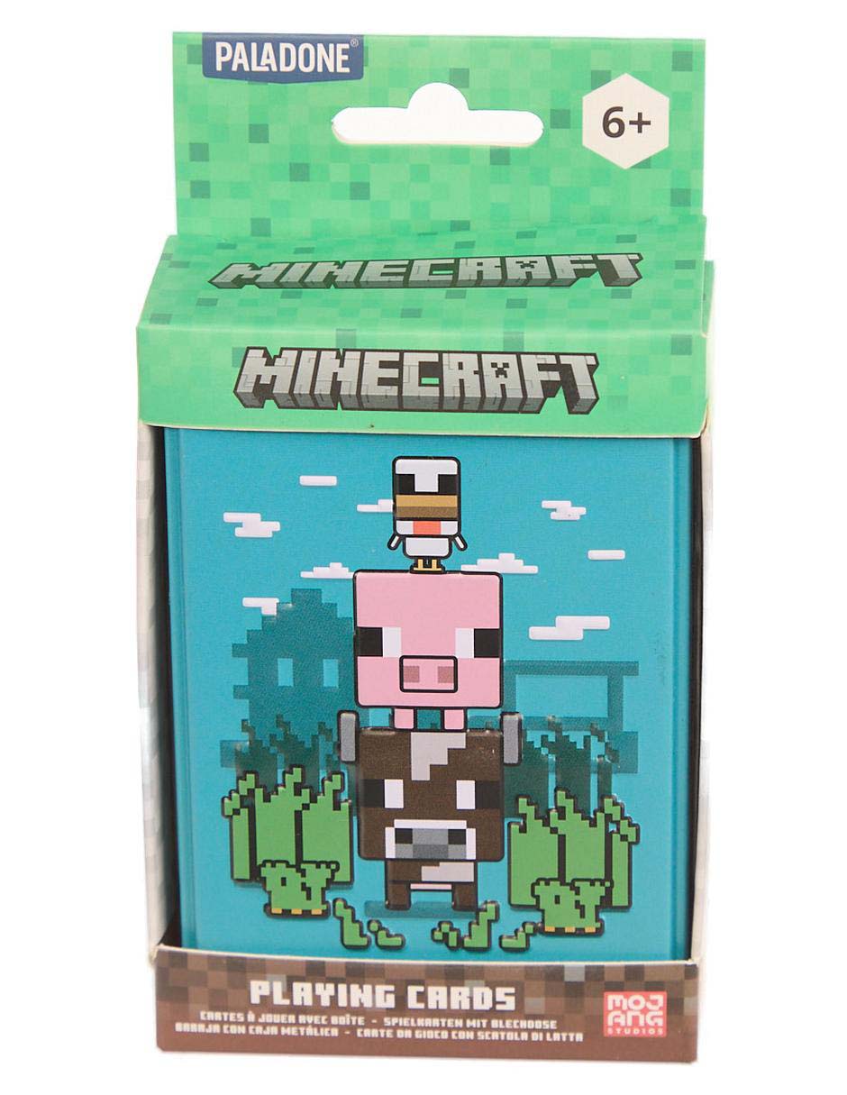 Juego de cartas entretenimiento playing cards minecraft 4