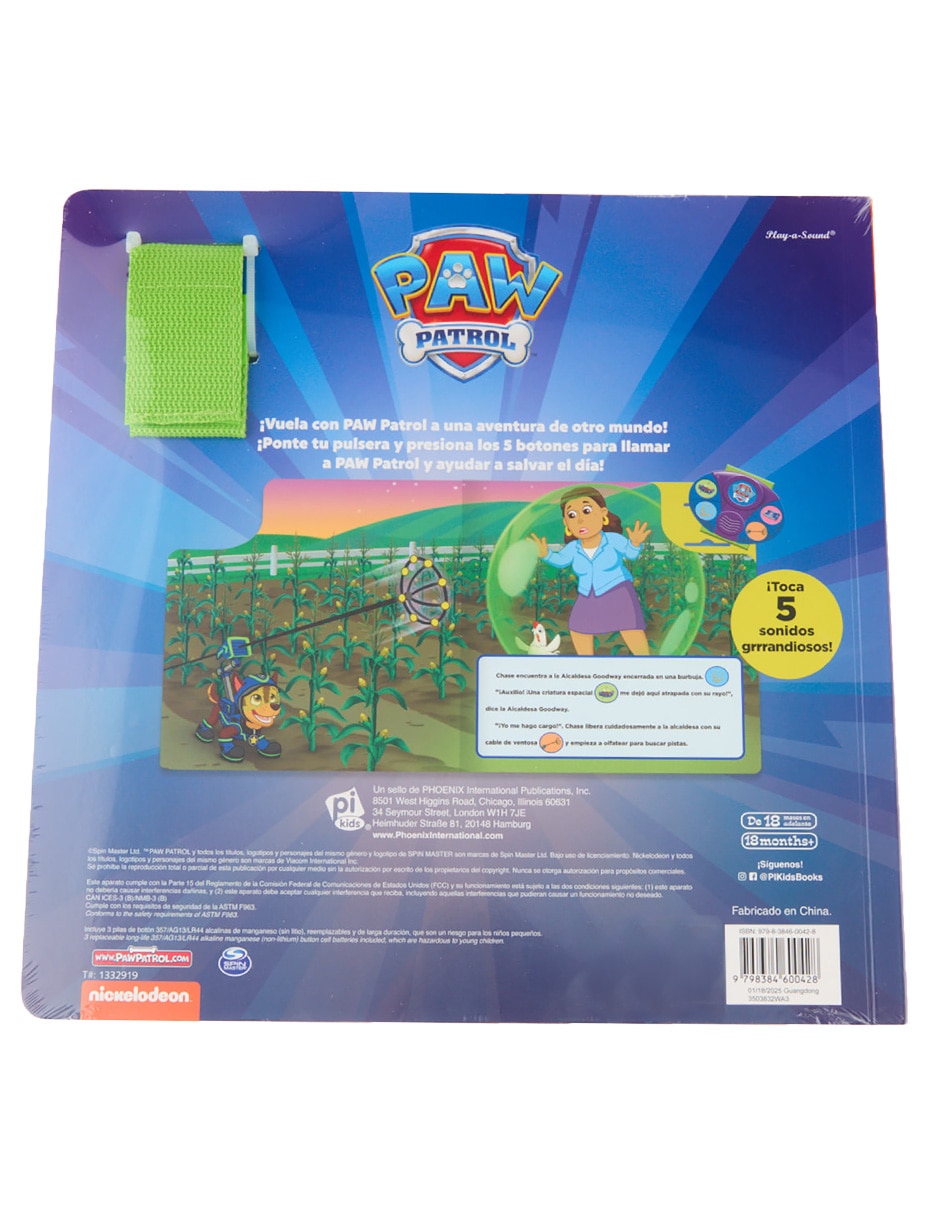 Libro Paw Patrol El rescate de la nave espacial de Nikelodeon