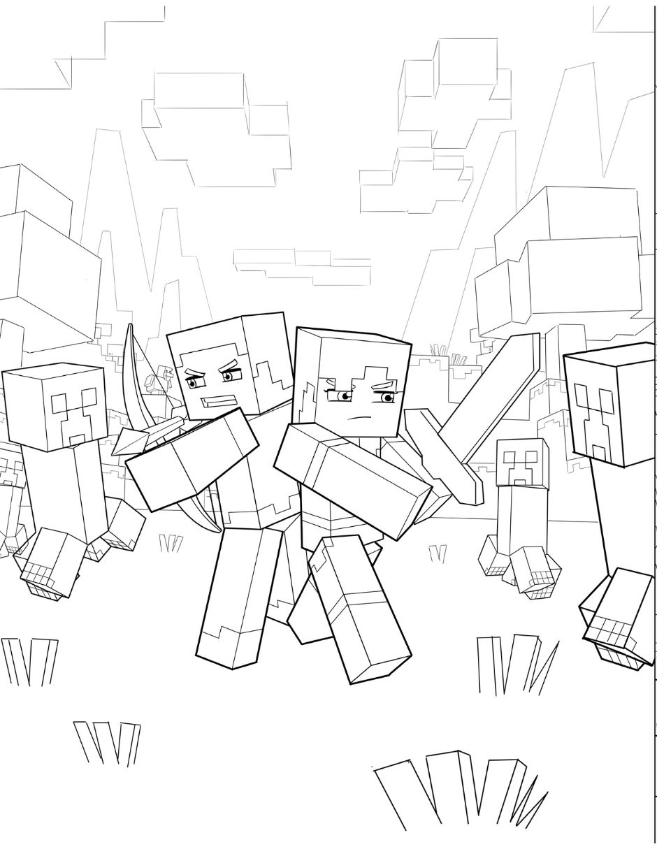 El Libro Oficial Para Colorear De Minecraft Modo Aventura de Vr Editoras 5