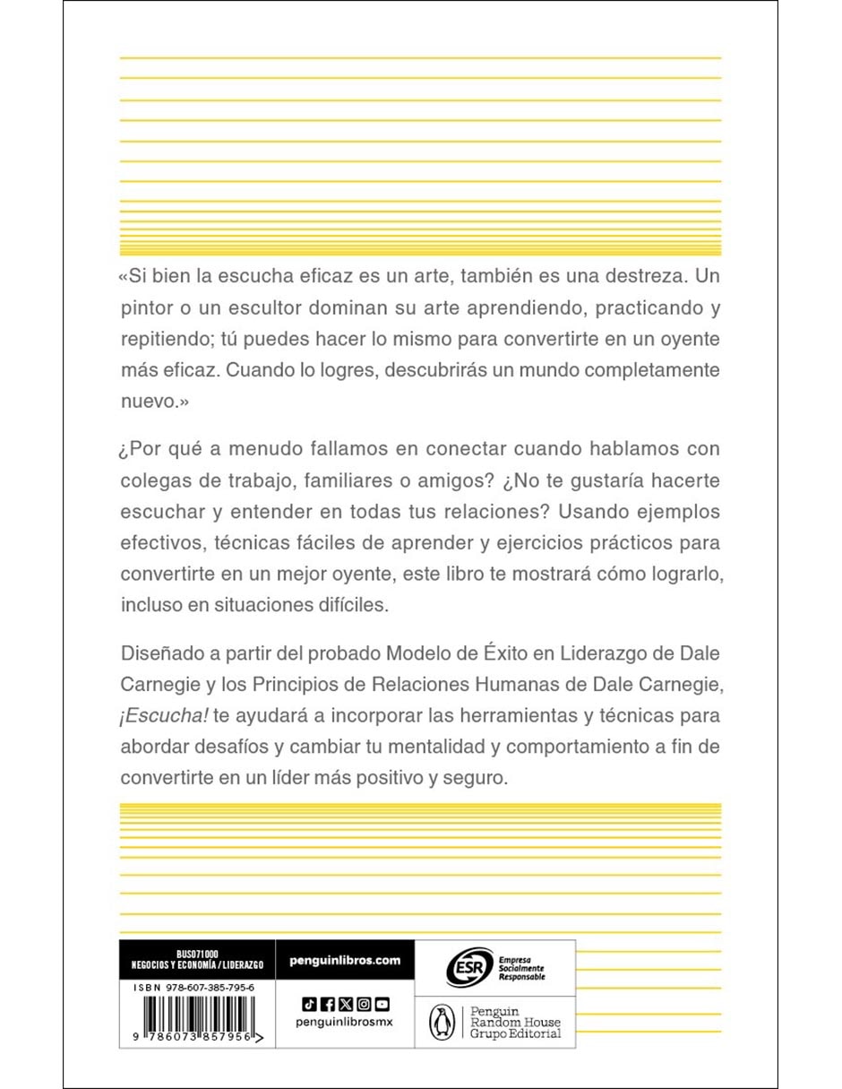 Libro ¡Escucha! de Dale Carnegie 2