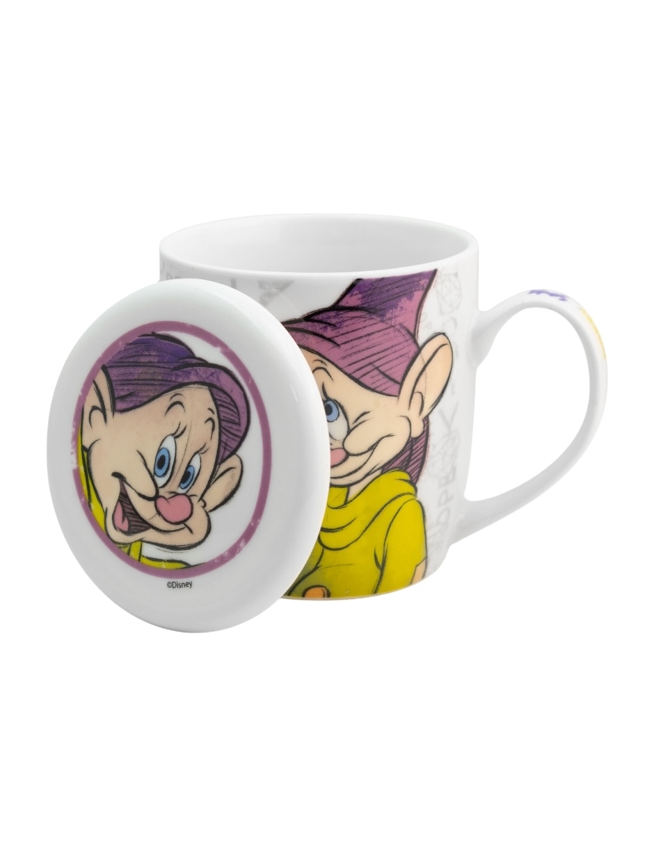 Taza con tapa Blancanieves 2 piezas 2