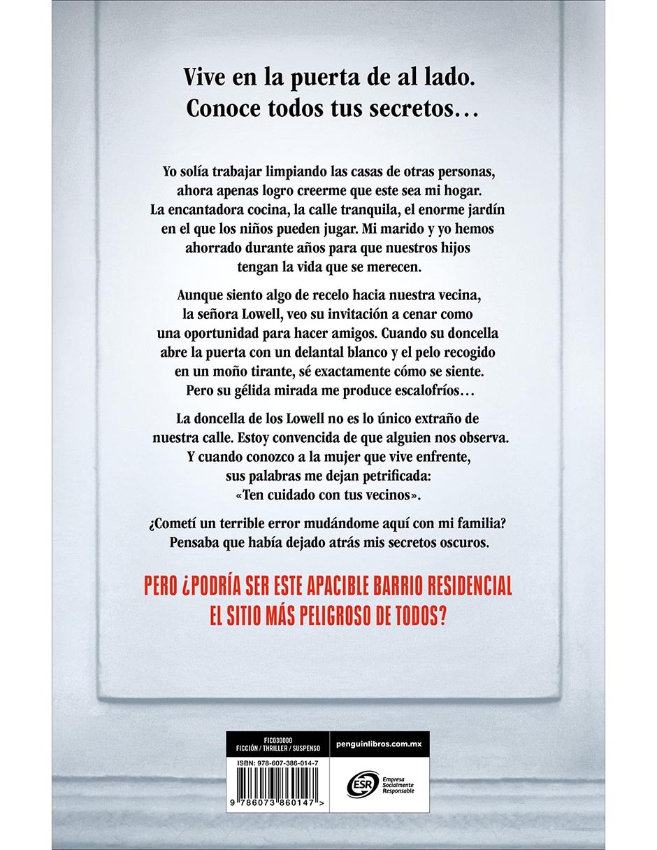 Libro La Empleada Doméstica Te Vigila de Freida Mcfadden 3