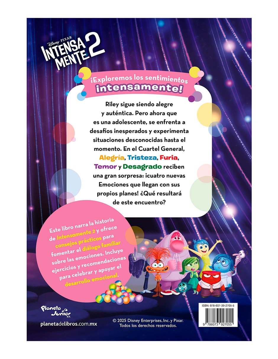 Libro Intensamente 2 Nuestras emociones de Disney 4