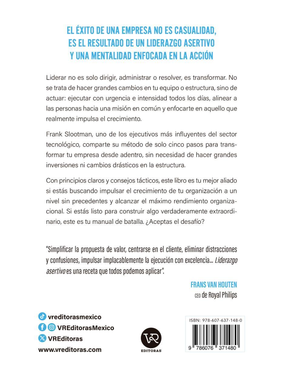 Libro Liderazgo Asertivo de Frank Slootman 5