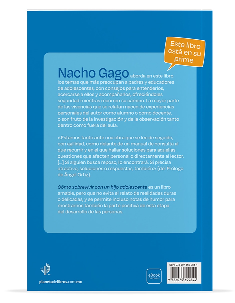 Libro Cómo sobrevivir con un hijo adolescente de Nacho Gago 5