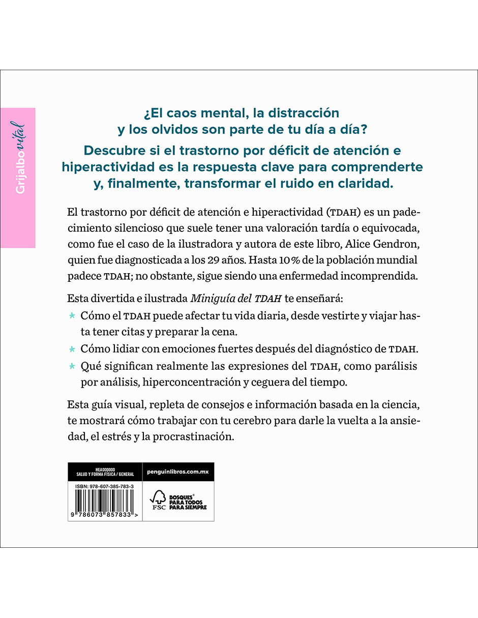 Libro Mini guía del TDAH de Alice Gendron
