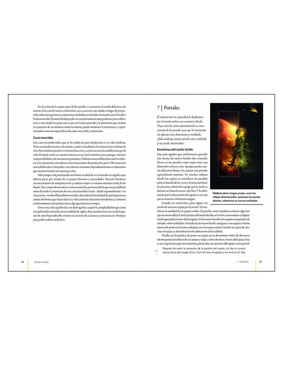 Libro Sueños lúcidos - Manual y oráculo de 44 cartas de Norma J. Burton/Nisha Burton