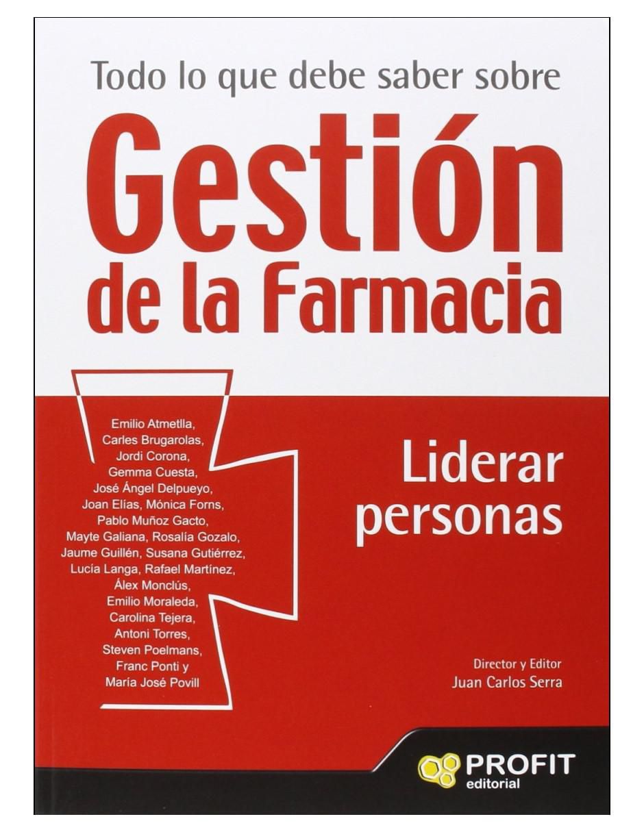 Libro Gestión de la farmacia - Liderar personas de Juan Carlos Serra