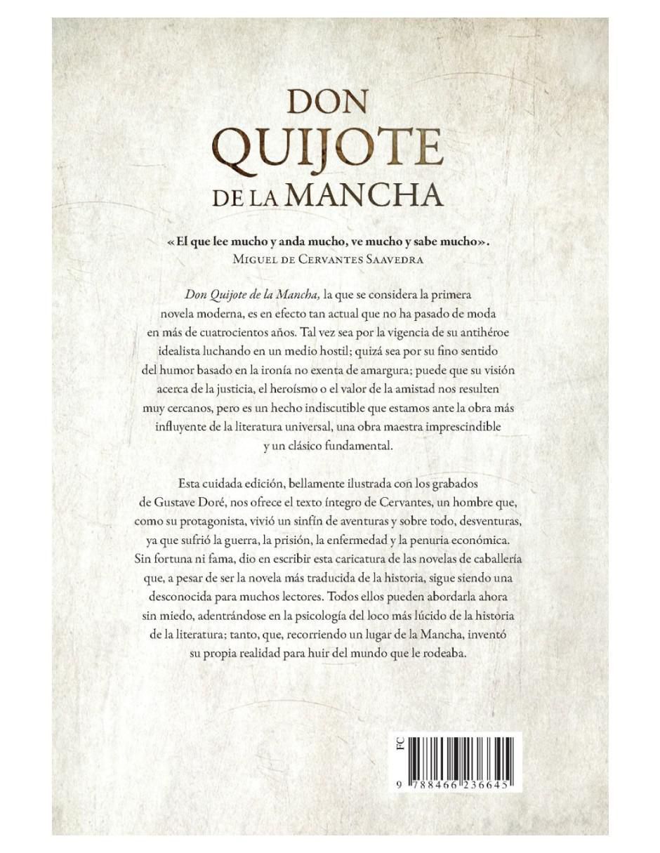 Libro Don Quijote de la Mancha - Ilustrado de Miguel de Cervantes Saavedra