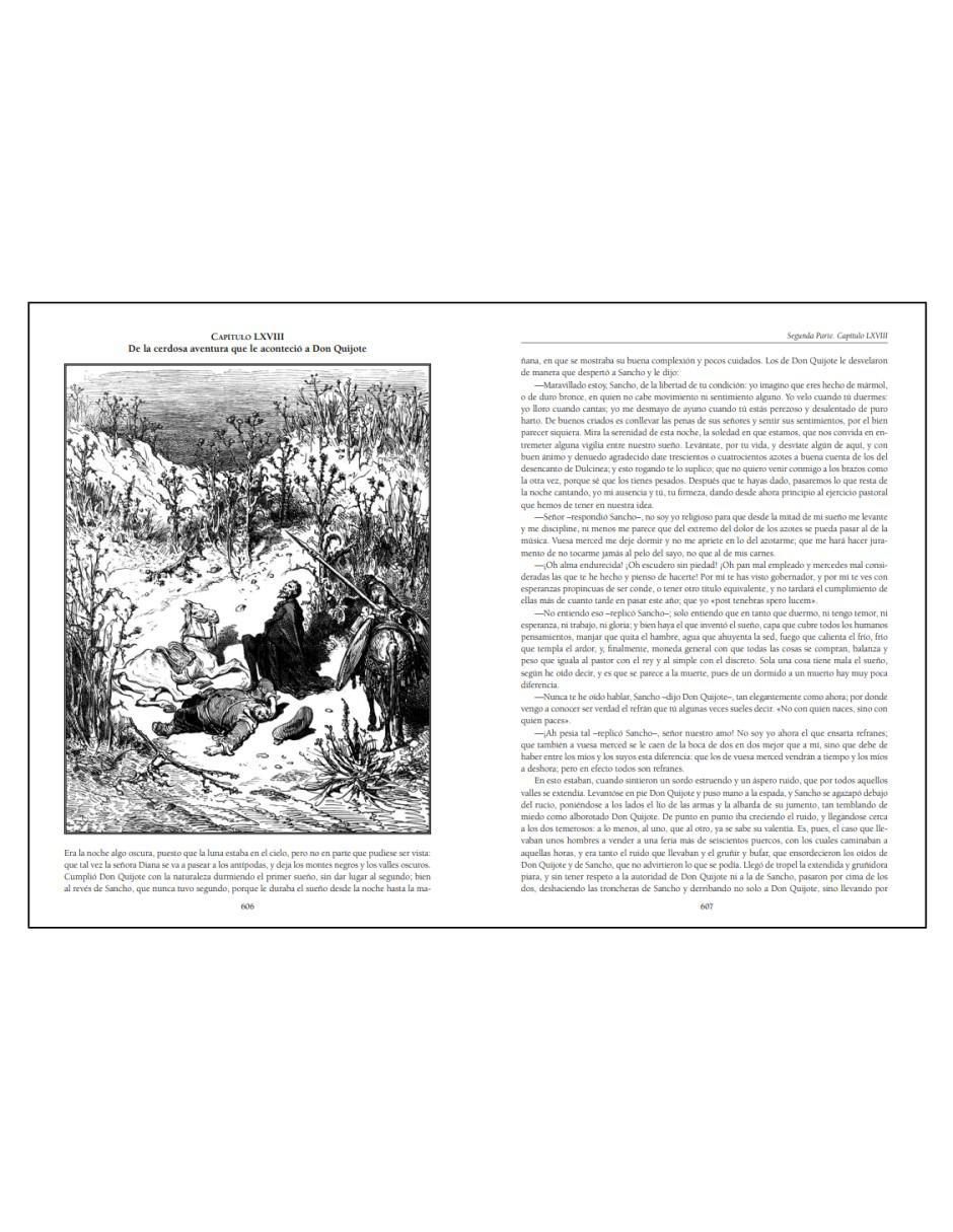 Libro Don Quijote de la Mancha - Ilustrado de Miguel de Cervantes Saavedra