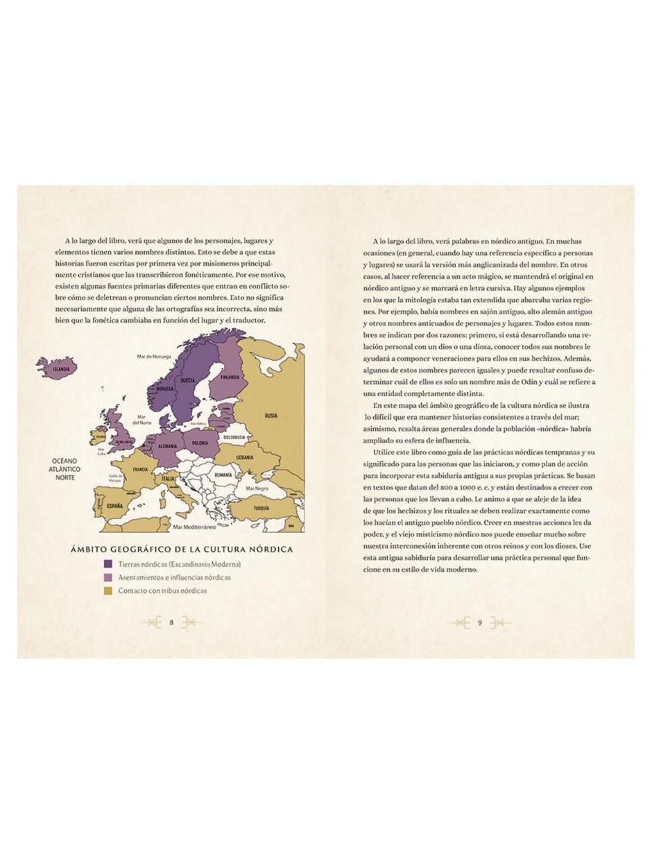 Libro Misticismo nórdico - Prácticas mágicas vikingas de Disa Forvitin