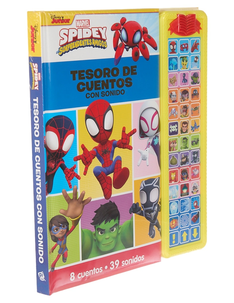 Libro Tesoro de Cuentos con Sonidos Disney Marvel Spidey de Disney Junior Marvel 2