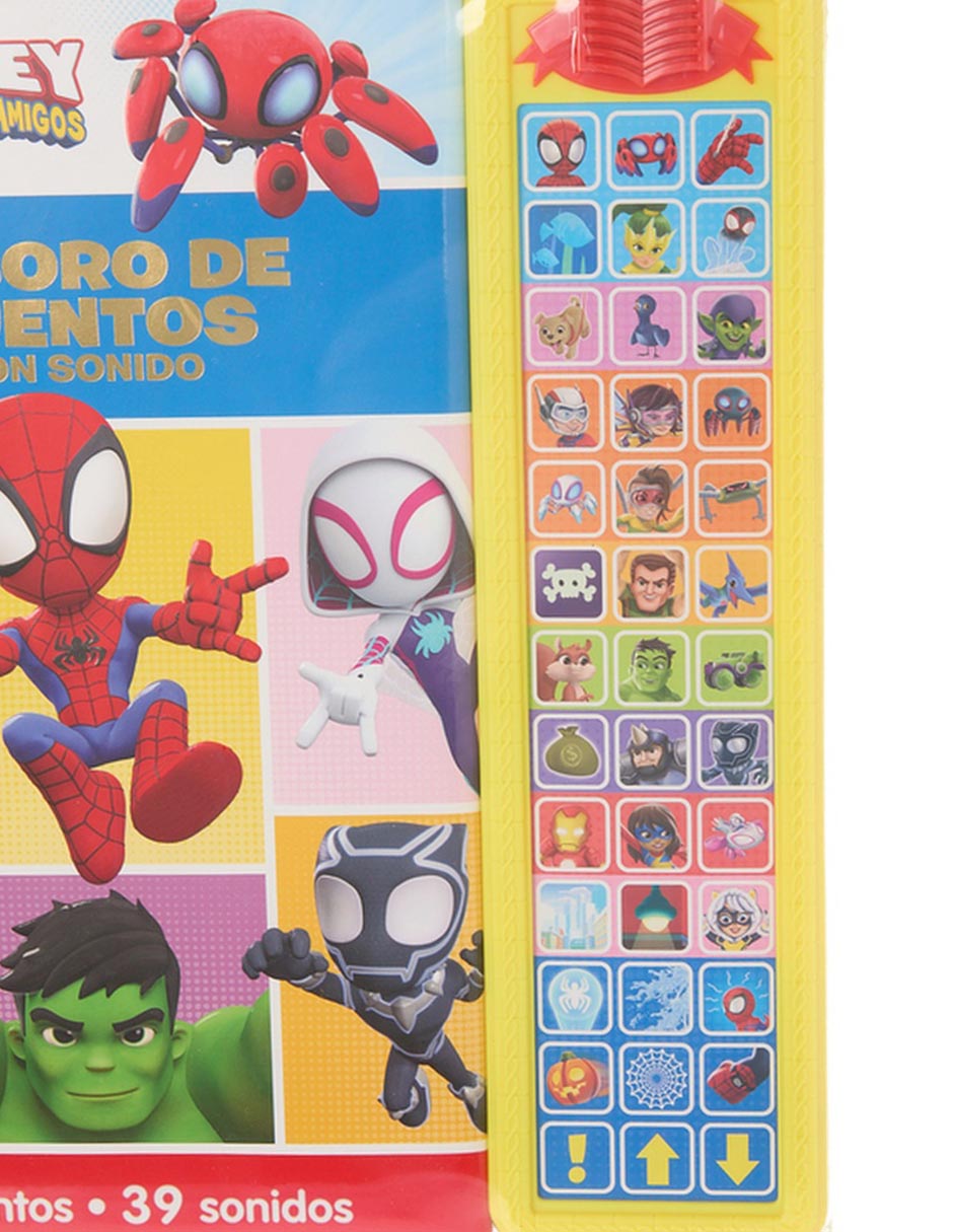 Libro Tesoro de Cuentos con Sonidos Disney Marvel Spidey de Disney Junior Marvel