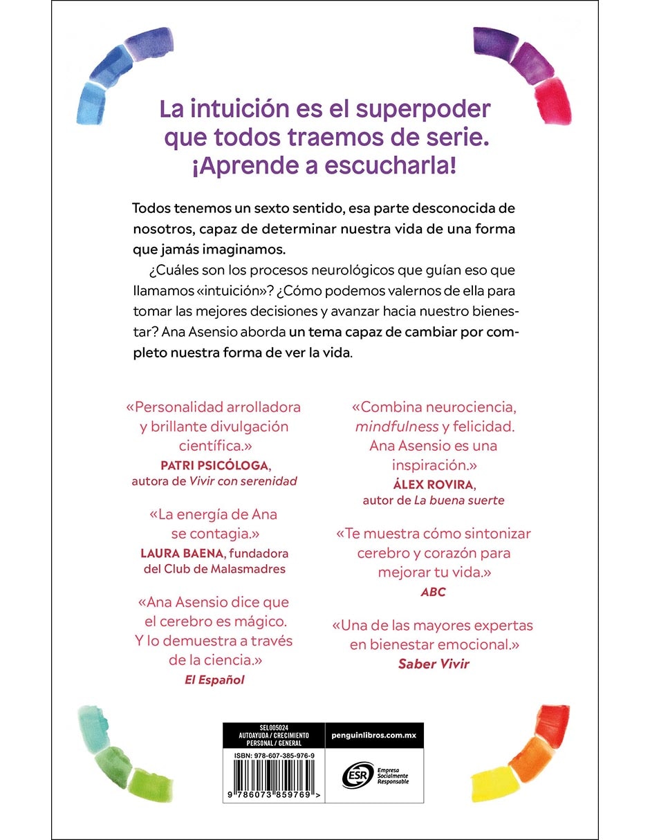 Libro Escucha a tu intuición de Dra. Ana Asensio Libro Escucha a tu intuición de Dra. Ana Asensio