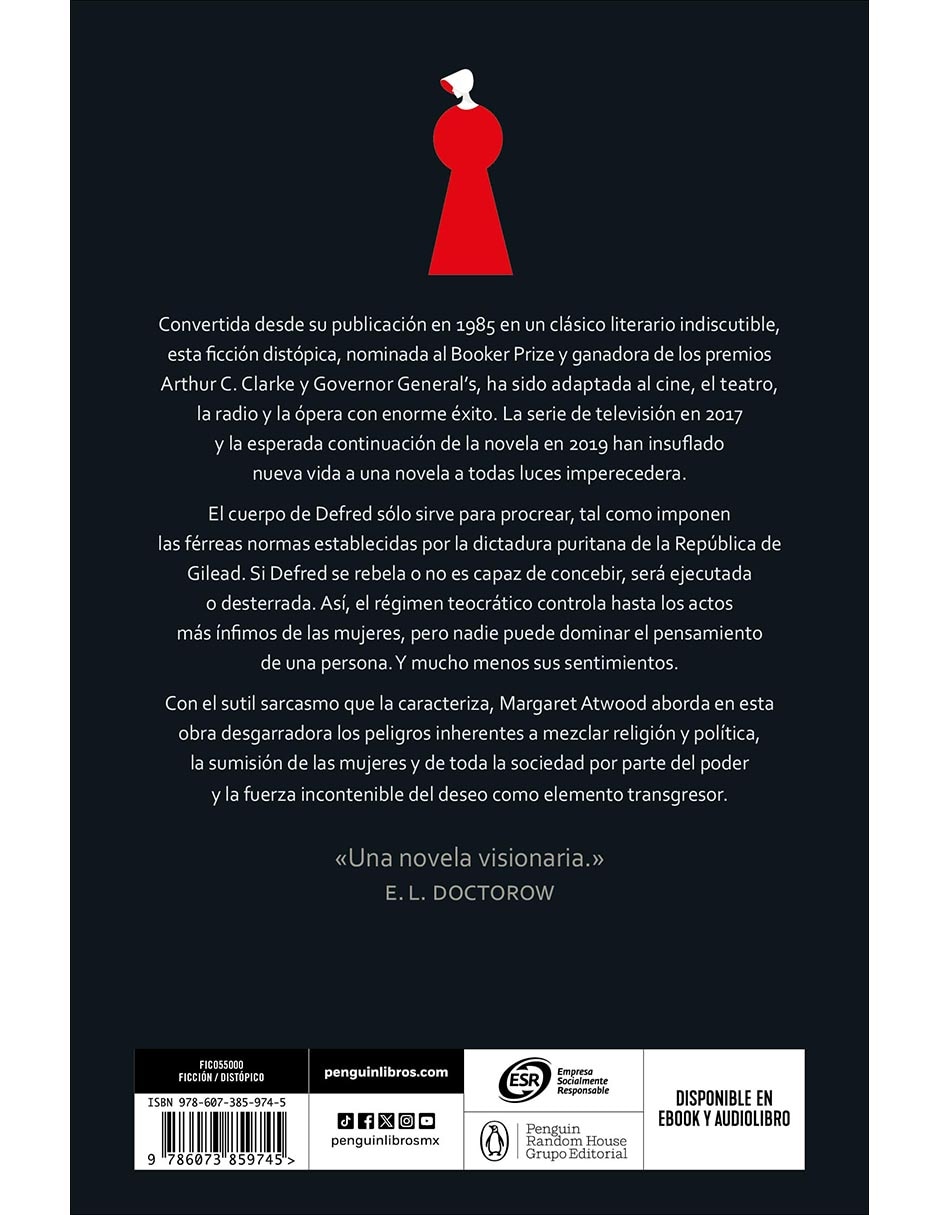 Libro El cuento de la criada de Margaret Atwood 3