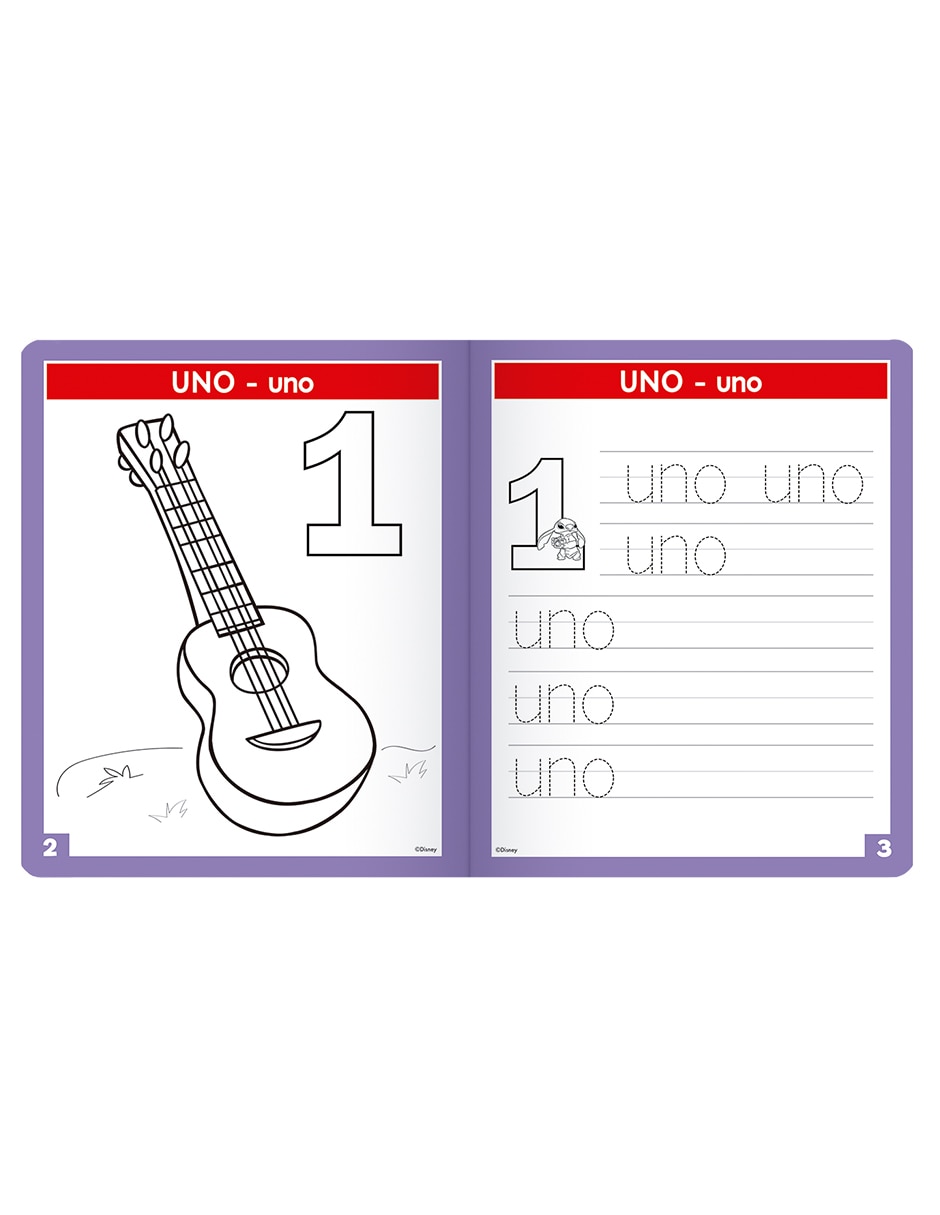 Libro Aprende con Disney Stitch: Los números de Dipak 3