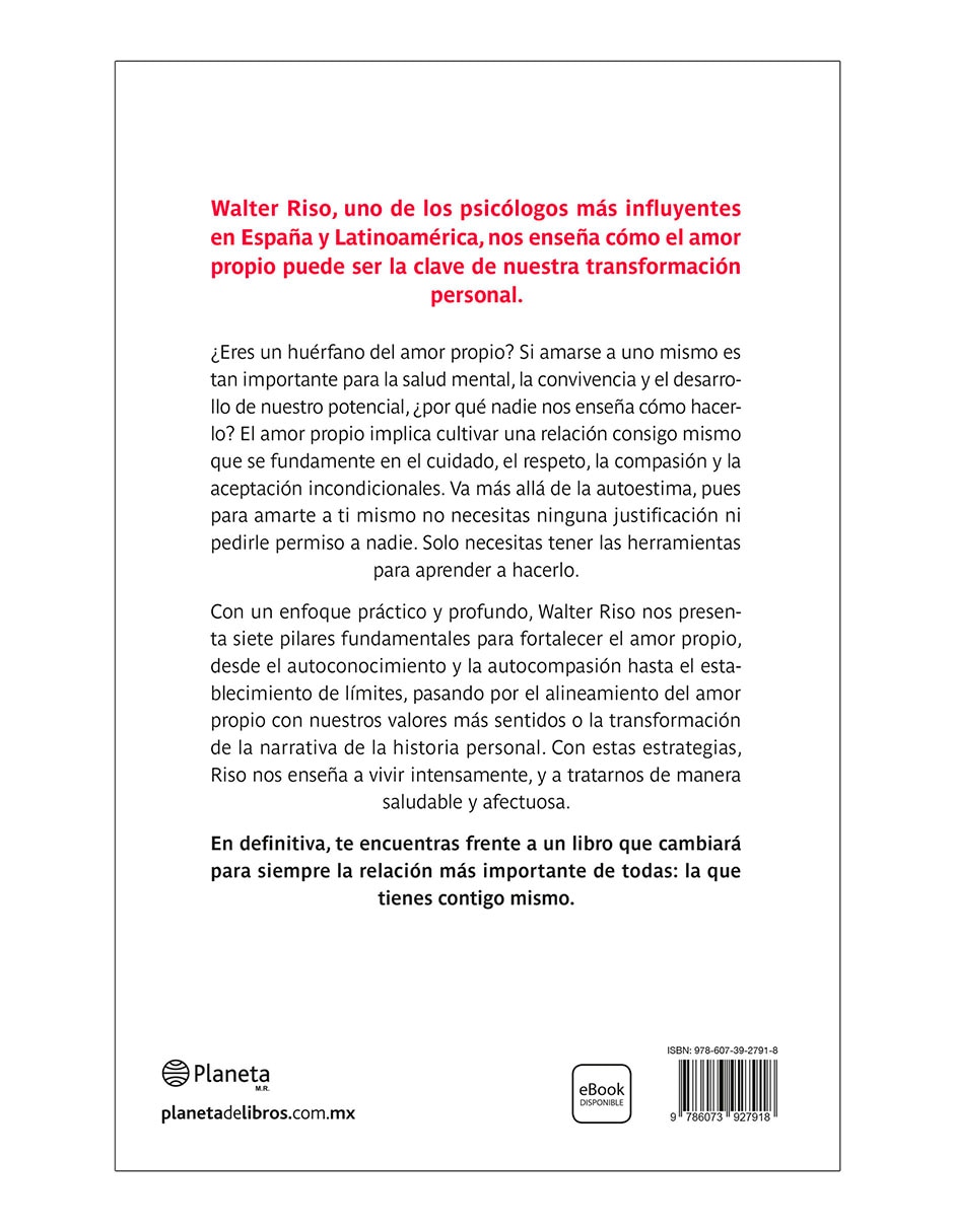 Libro Los 7 pilares del amor propio de Walter Riso 4