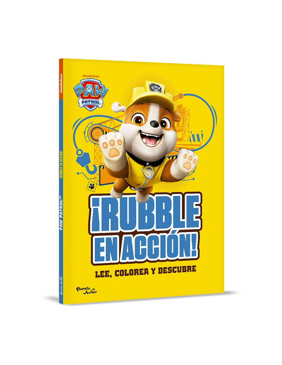 Libro Paw Patrol ¡Rubble en acción! de Nickelodeon