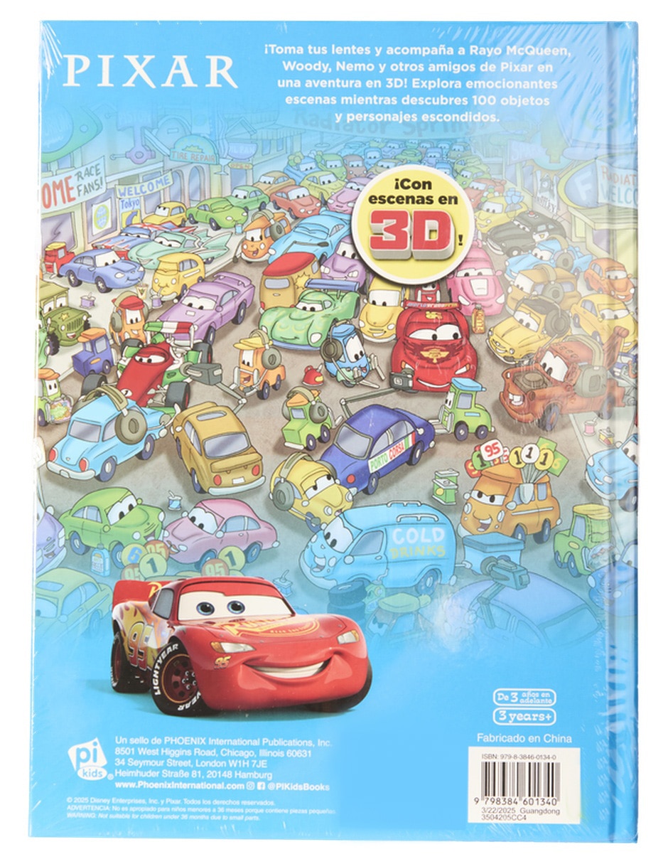 Libro Busca y Encuentra 3D de Disney Pixar