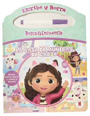 Libro Escribe Y Borra / Busca Y Encuentra. La Casa De Muñecas De Gaby de Dreamworks