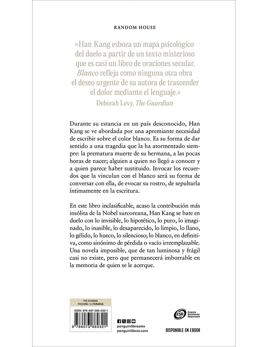 Libro Blanco de Han Kang