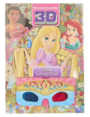 Libro Busca y Encuentra 3D disney de Disney Princesas