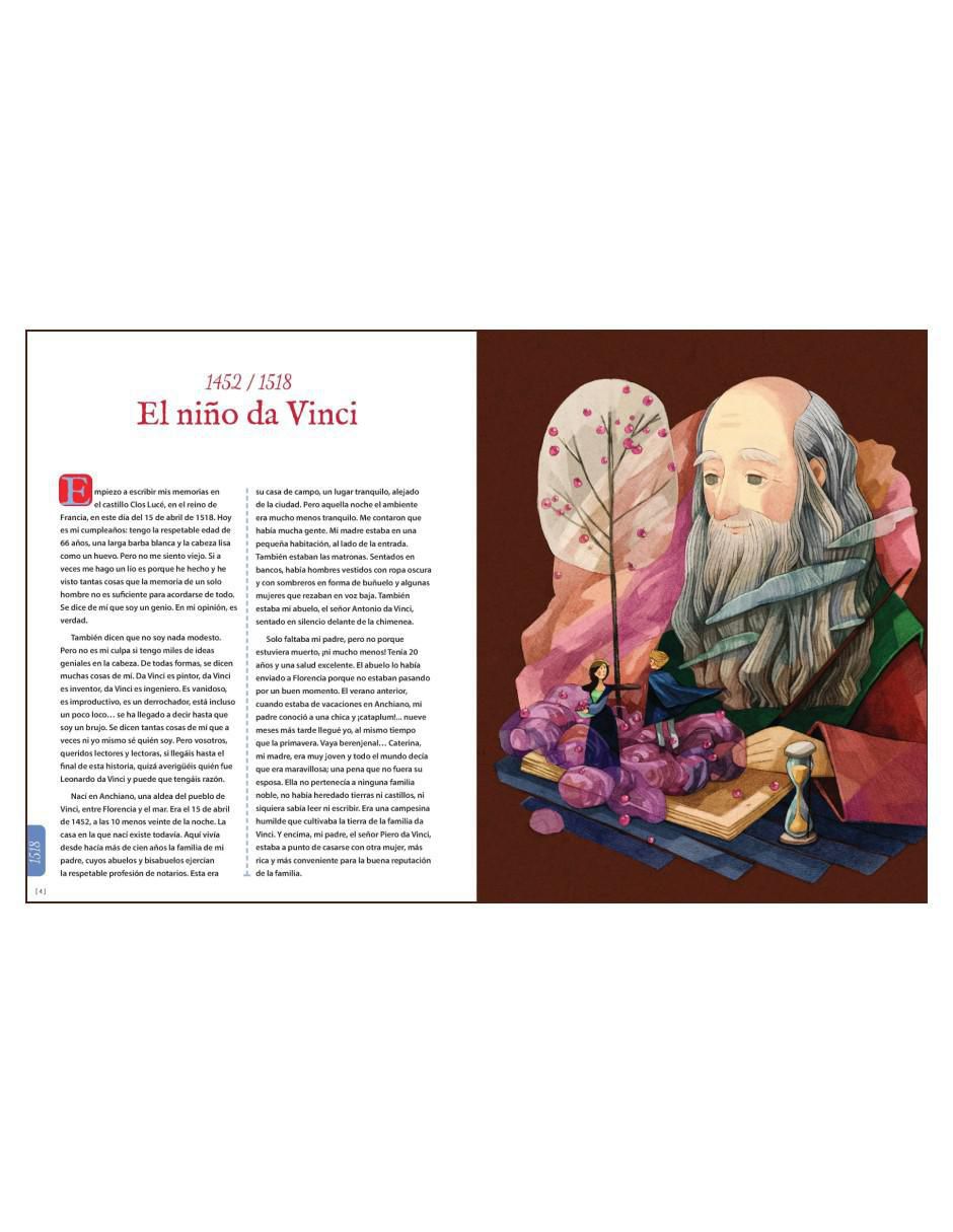 Libro Leonardo da Vinci. Vida e Historia de un Genio de Enrico Lavagno y Tamypu 2