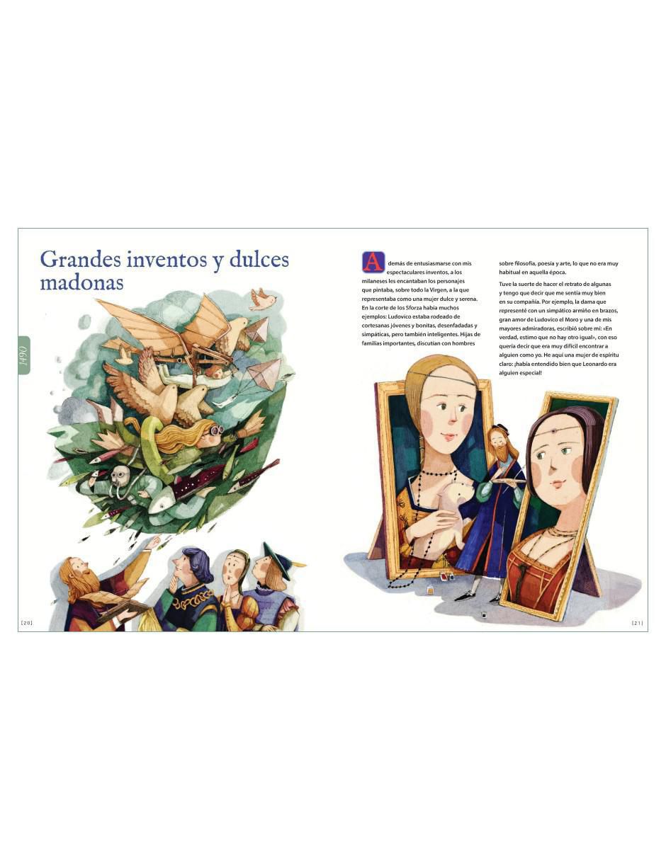 Libro Leonardo da Vinci. Vida e Historia de un Genio de Enrico Lavagno y Tamypu 3