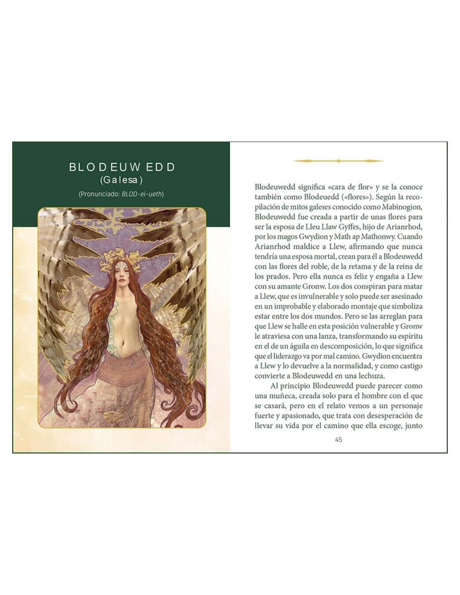 Libro Oráculo de las Diosas, las Brujas y las Reinas Celtas de Danu Forest y Dan Goodfellow 3