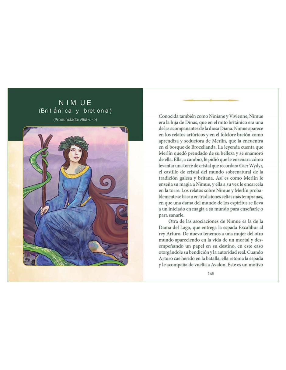 Libro Oráculo de las Diosas, las Brujas y las Reinas Celtas de Danu Forest y Dan Goodfellow 4