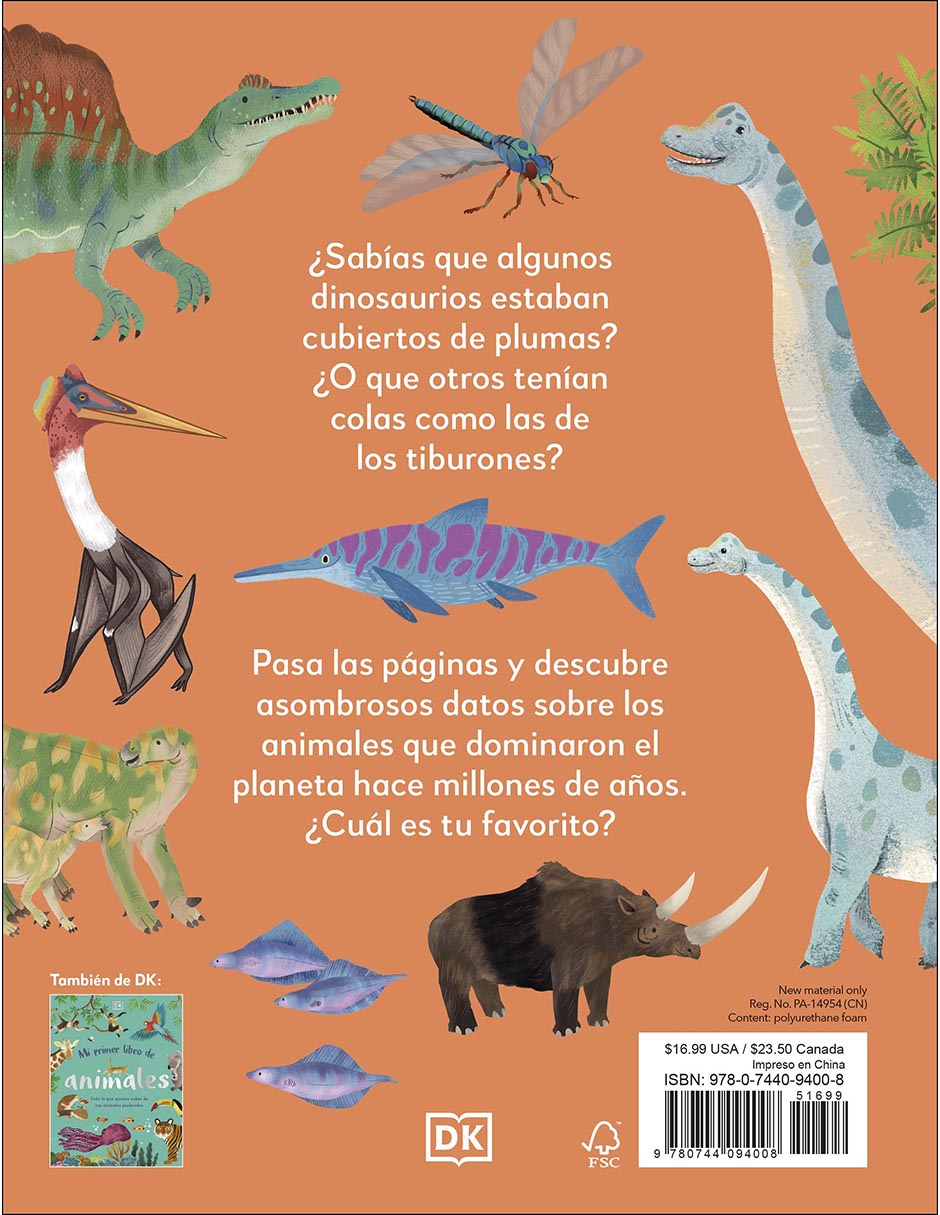 Libro Mi Primer Libro de Dinosaurios y Otras Criaturas de Dr. Dean Lomax