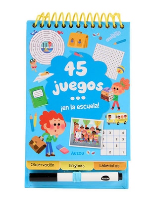 Libro 45 Juegos en la Escuela de Auzou