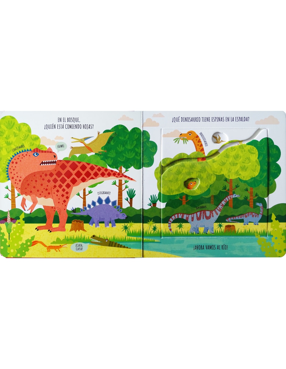 Libro Abre y Descubre: Los Dinosaurios de Fiona Powers 2