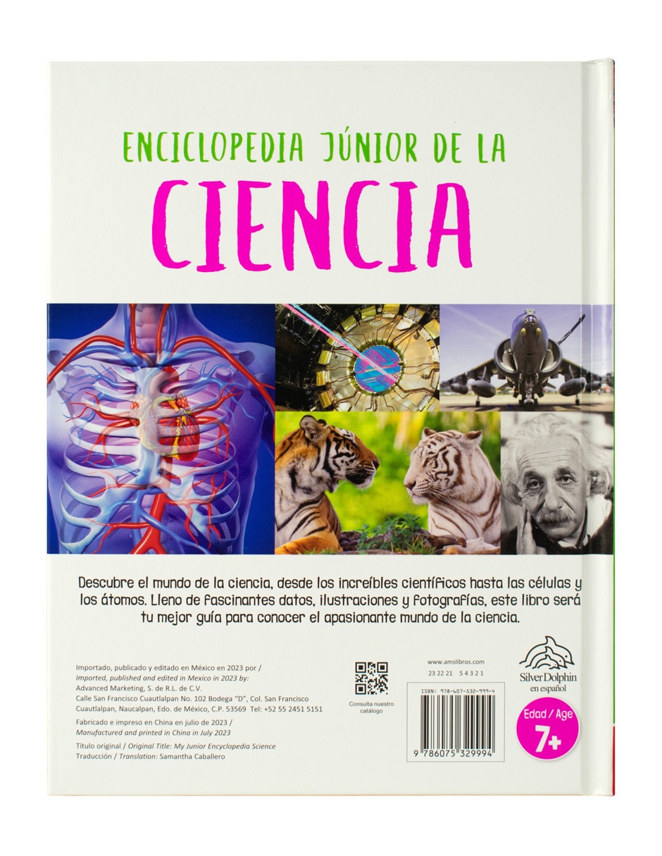 Libro Enciclopedia junior de la ciencia de Silver Dolphin 2