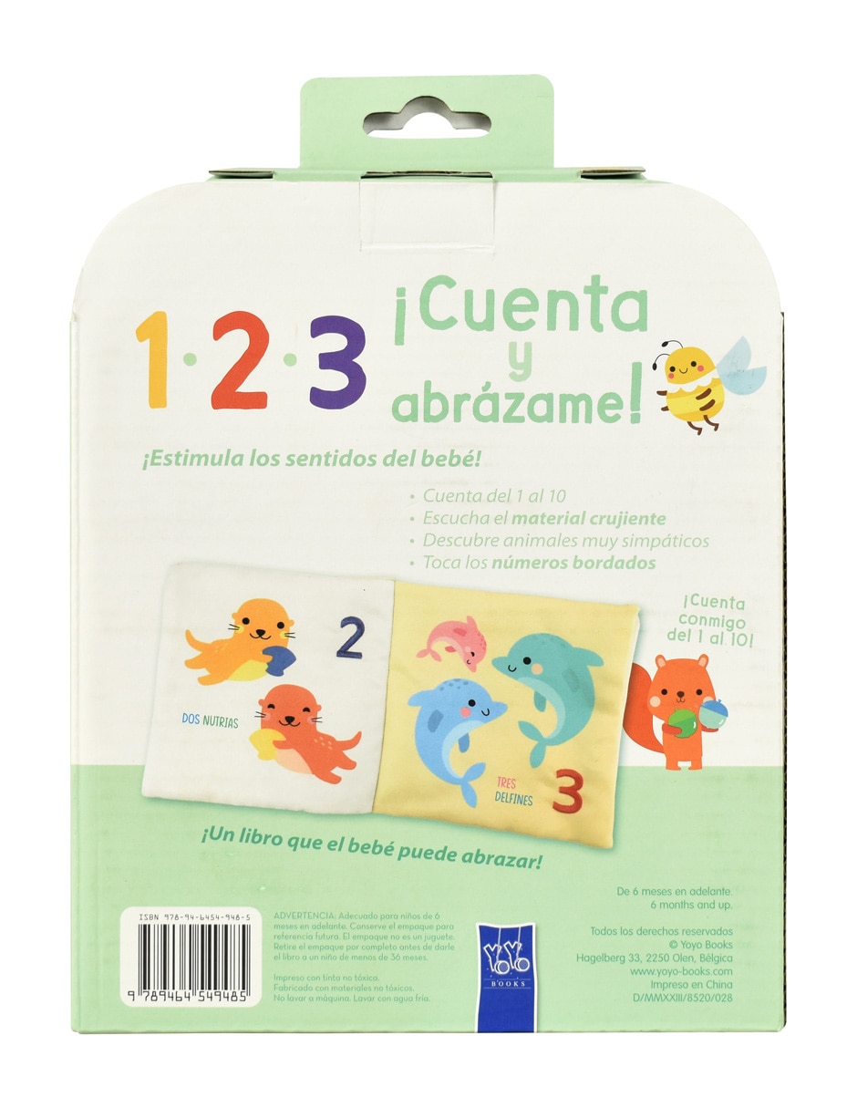 Libro Cuenta y abrázame un elefante de Jo Dupre Bvba (Yoyo Books) 2