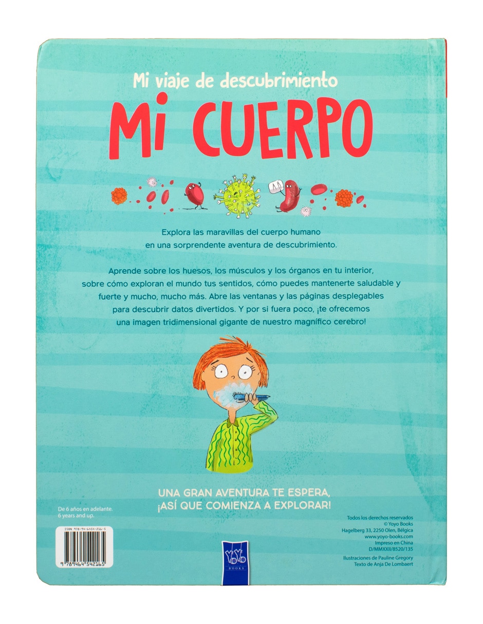 Libro Mi viaje de descubrimiento mi cuerpo de Jo Dupre Bvba (Yoyo Books) 2