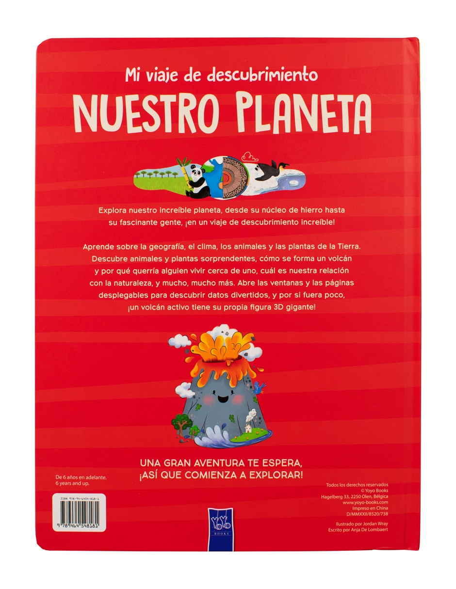 Libro Mi viaje de descubrimiento nuestro planeta de Jo Dupre Bvba (Yoyo Books) 2